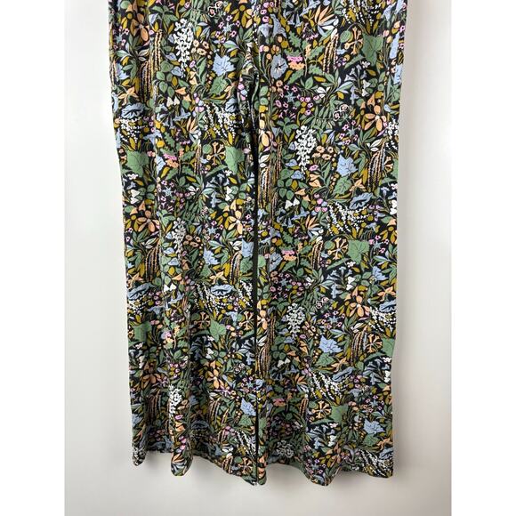 By Anthropologie Printed Pants Flare Leg Lounge Stretch Pull On Women's Medium - Picture 8 of 15